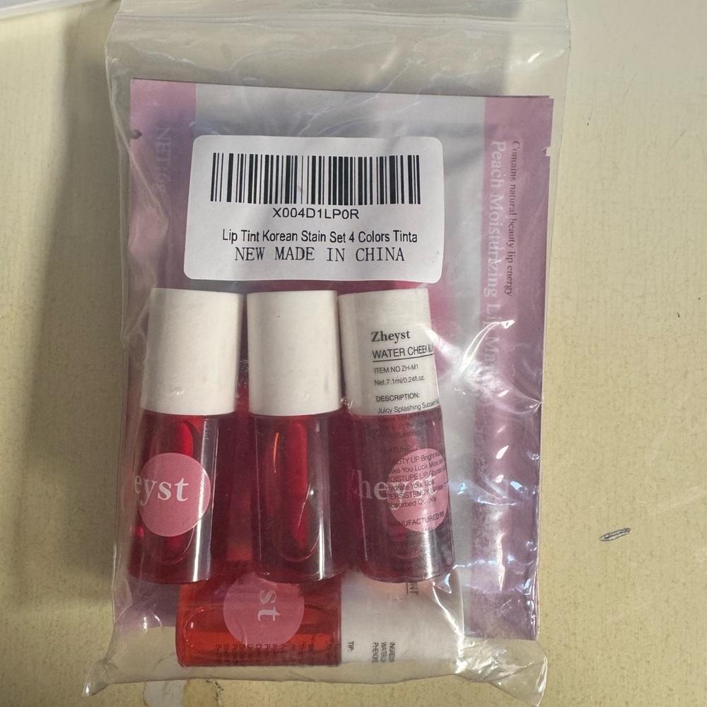 Zheyst Lip Tint Set - Red and Pink Shades